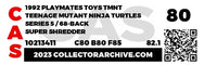 1992 Playmates Teenage Mutant Ninja Turtles Carded Action Figure - Super Shredder ITEM #N114