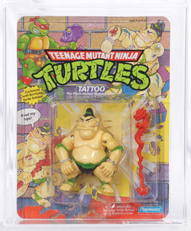 1991 Playmates Teenage Mutant Ninja Turtles Carded Action Figure - Tattoo (No Tattoo on Belly) ITEM # N102