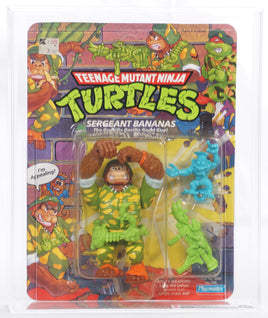 1991 Playmates Teenage Mutant Ninja Turtles Carded Action Figure - Sergeant Bananas ITEM #N116