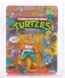 1990 Playmates Teenage Mutant Ninja Turtles Carded Action Figure - Triceraton ITEM #N112