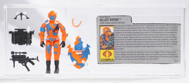 1989 Hasbro G.I. Joe Loose Action Figure & Filecard - Alley Viper ID GIJ566