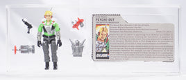 1987 Hasbro G.I. Joe Loose Action Figure & Filecard - Psyche-Out ID GIJ561