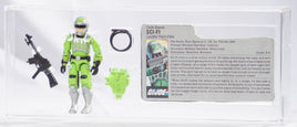 1986 Hasbro G.I. Joe Loose Action Figure & Filecard - Sci-Fi ID GIJ571