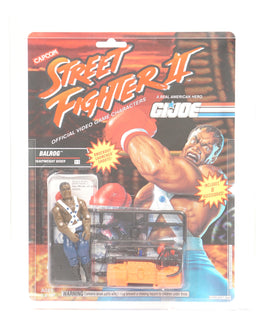 1993 Hasbro G.I. Joe Carded Action Figure - Capcom Street Fighter II Balrog ID GIJSF106