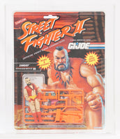 1993 Hasbro G.I. Joe Carded Action Figure - Capcom Street Fighter II Zangief ID GIJSF109