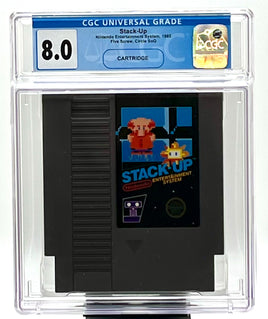 1985 NES Stack-up, CGC Graded 8.0