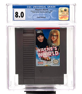 1993 NES Wayne's World- CGC Graded 8.0