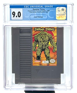 1992 NES Swamp Thing, CGC Graded 9.0