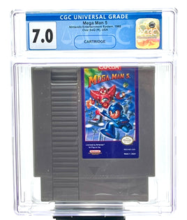 1992 NES Mega Man 5, CGC Graded 7.0