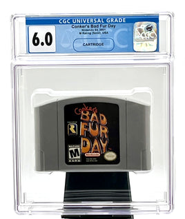 2001 SNES Conker's Bad Fur Day, CGC Graded 6.0