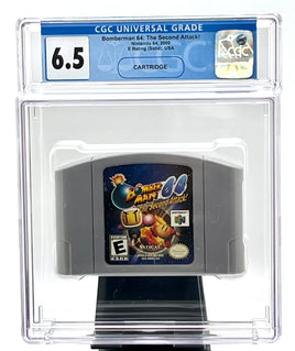 2000 SNES Bomberman 64: The Second Attack!, CGC Graded 6.5