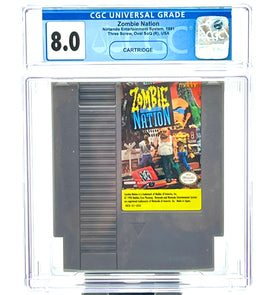 1991 NES Zombie Nation, CGC Graded 8.0